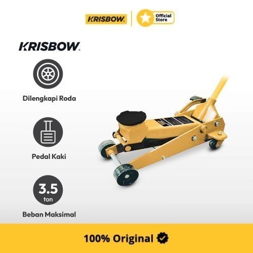 Krisbow Hydraulic Jack Dongkrak Buaya 3,5 Ton Erljh3 Termurah