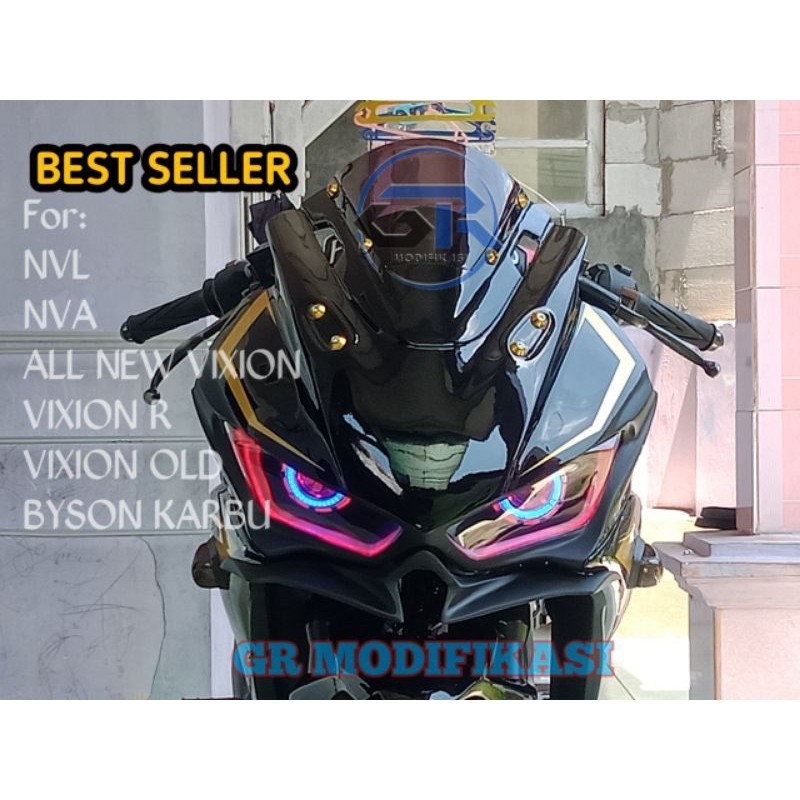 Full Fairing Konsep R3 Buat NVL,NVA,Vixion OLD,All New vixion,Vixion R,Byson karbu