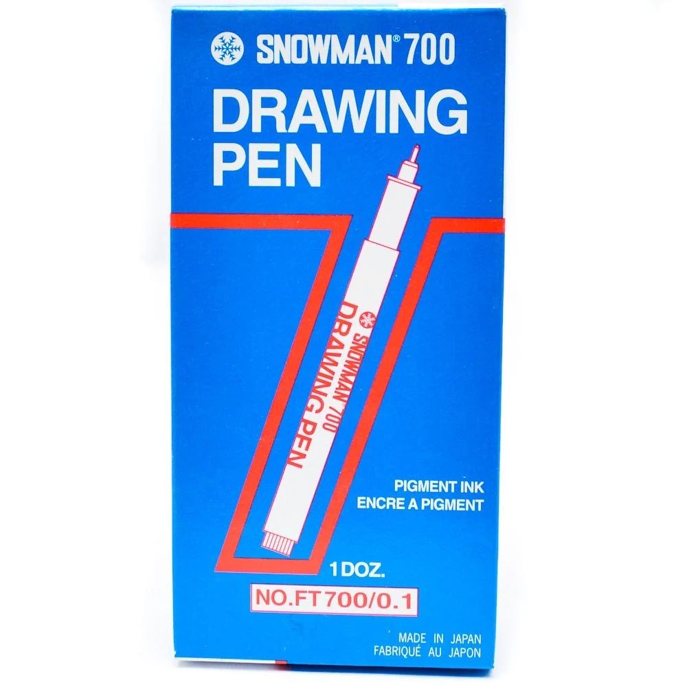 

Pen Drawing Snowman 700 pigment INK 0.1 / 0.4 / 0.6 / 0.7 /0.8 (1 Pak isi 12 pcs)