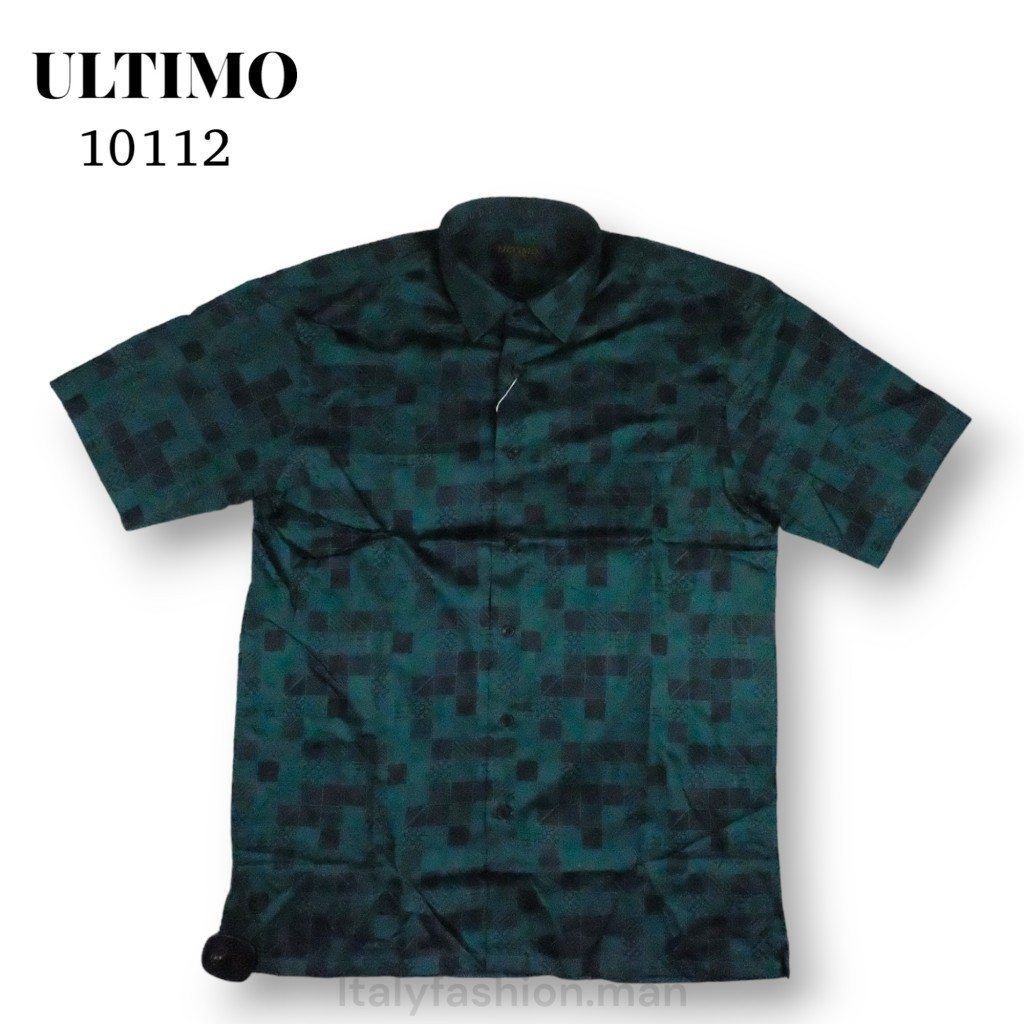 ULTIMO Kemeja Pendek Katun Pria 10112