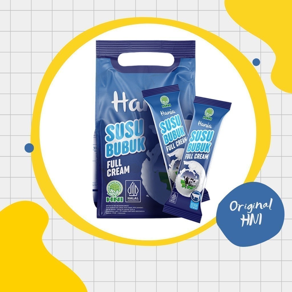 

HANIA SUSU BUBUK FULL CREAM Herbal Alami AJM