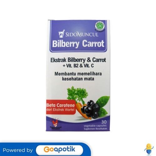 

Sidomuncul Bilberry Carrot Botol 30 Kapsul