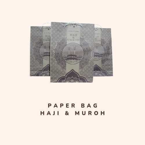 

PAPER BAG HAJI DAN UMROH / TAS KERTAS MOTIF HAJI / PAPERBAG MOTIF UMROH / PAPER BAG OLEH OLEH