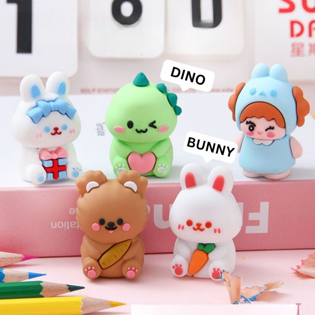 

SS - Rautan Pensil Pengerok Serutan Pencil Sharpener Karakter Lucu STY7013