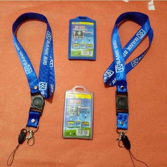 

Bank BRI Lanyard Tali Gantungan Id Card-Holder Paket Murah