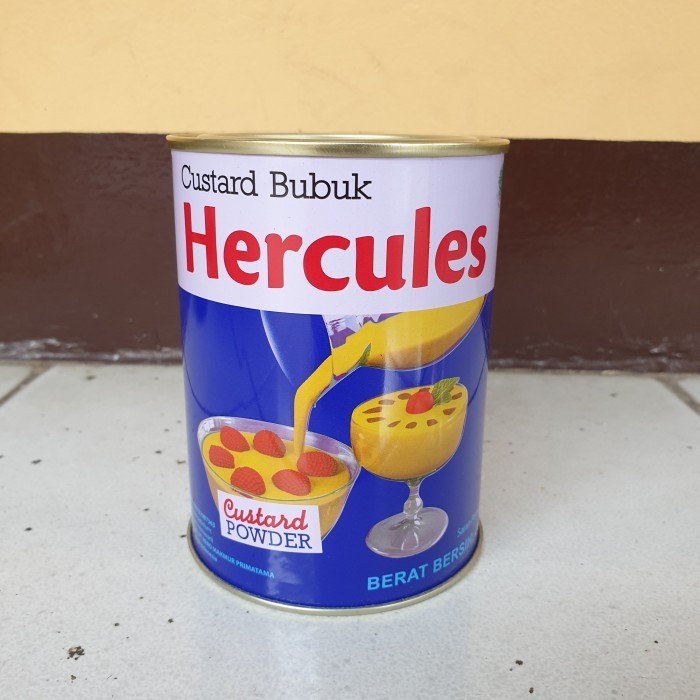 

satuan HERCULES CUSTARD Powder Bubuk 300 gram kaleng