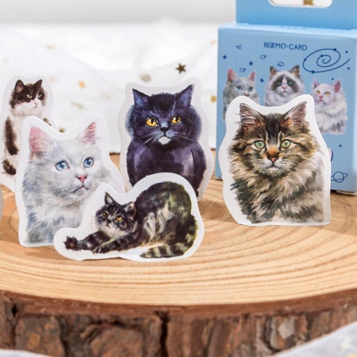 

Sticker Pack Isi 46 Lembar KITTY DIARY Deco Stickers Lucu DIY Journal