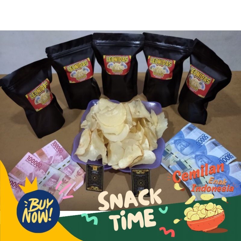 

PROMO HEMAT LEONIDAS SNACK KERIPIK SINGKONG [SNACK BERHADIAH TERBARU 2023] BERHADIAH EMAS 100% DAN UANG TUNAI