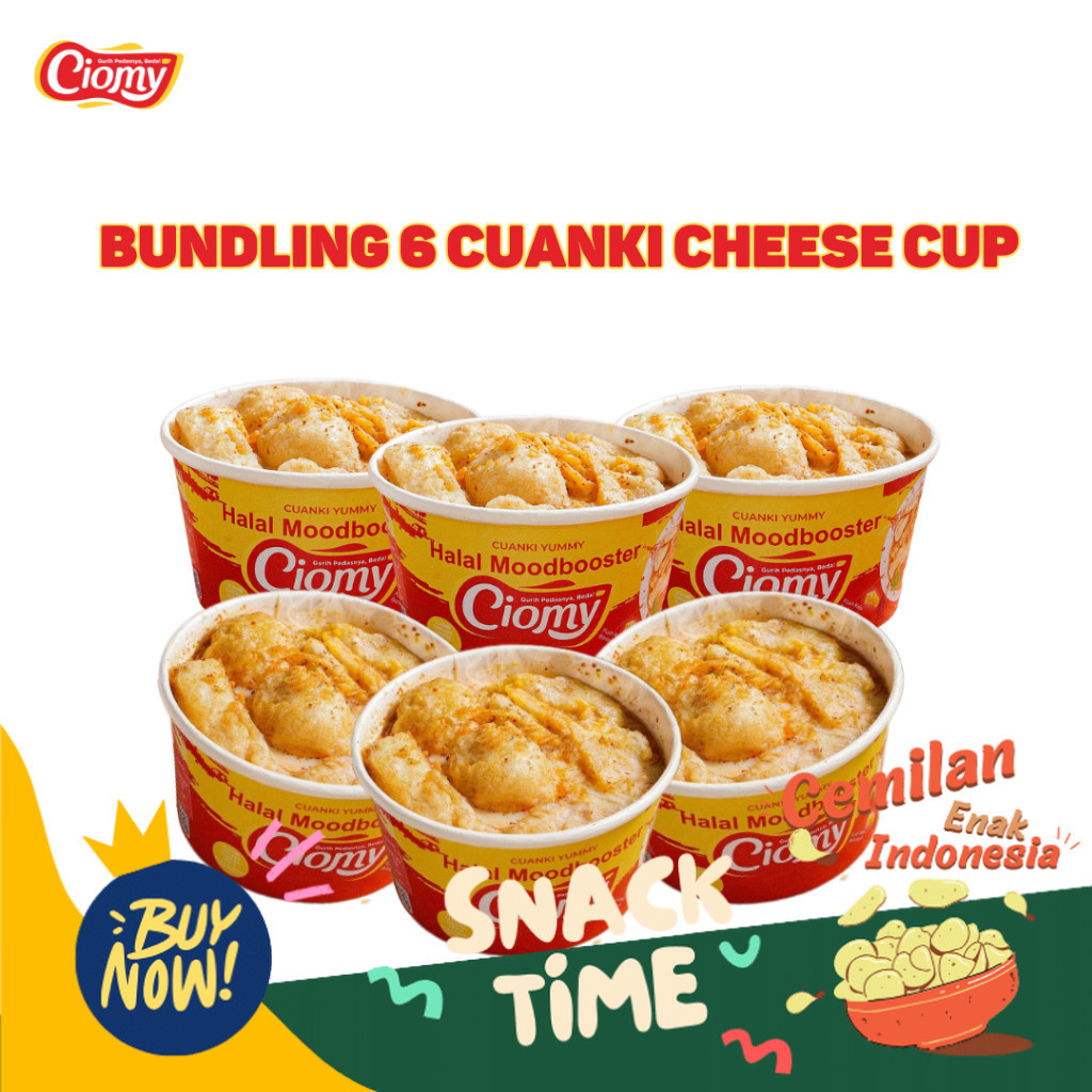 

Special Diskon - Paket Bundling Cuanki Cup Cheese 6 Cup 85gr
