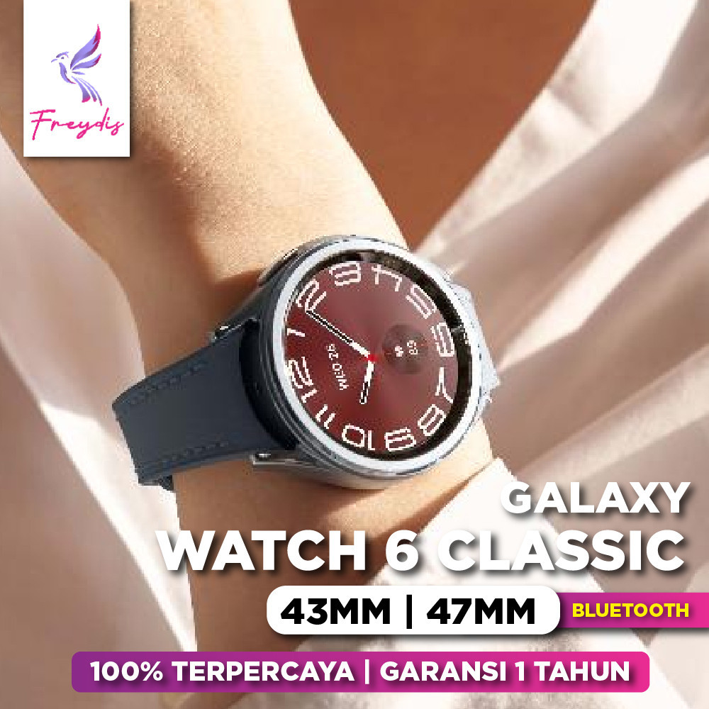 SPESIAL PROMO 70% Samsung Galaxy Watch6 Classic 43mm 47mm Smartwatch Bluetooth Watch 6 Jam Tangan Pintar Original Garansi Resmi SEIN