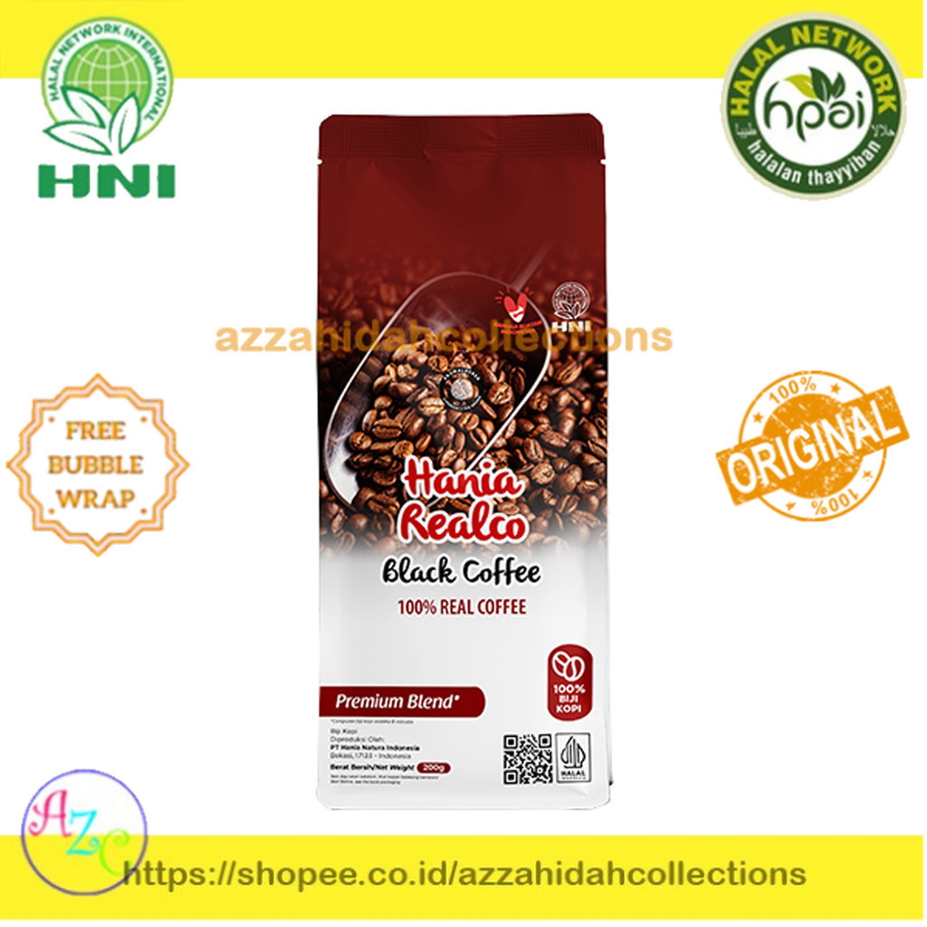 

HANIA REALCO BLACK COFFEE - PREMIUM BLEND / KOPI HITAM - HNI HPAI KH-azc0