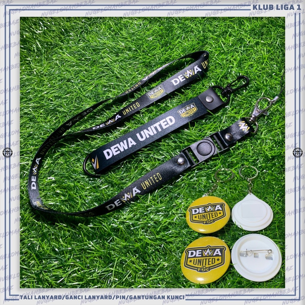 

TALI LANYARD/GANCI/PIN/GANTUNGAN KUNCI/HP/KLUB LIGA 1 - DEWA UNITED