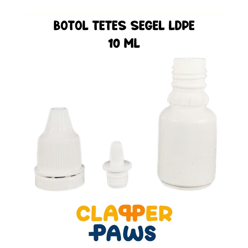 BOTOL TETES 10 ml SEGEL LDPE BOTOL OBAT