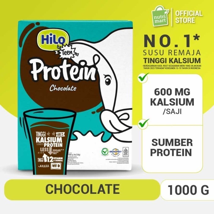 

New | HiLo Teen Chocolate 1000gr - Susu Tinggi Kalsium