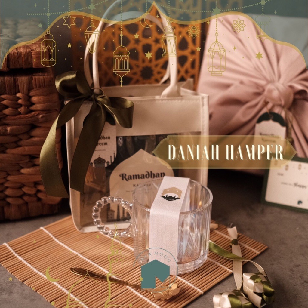 

Paket hampers lebaran DANIAH idul fitri parcel gelas kado hadiah ramadhan glass korean cup ramadan hari raya premium tableware hamper hari raya parsel