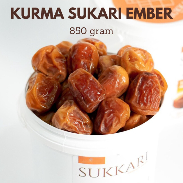 

King Dates Sukkari Kurma Sukari Ember 850 gram