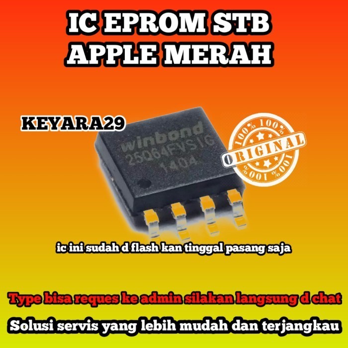 ic eprom stb apple merah