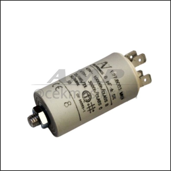 Kapasitor 8 µF Dinamo Mesin dan Grinder Kopi Espresso