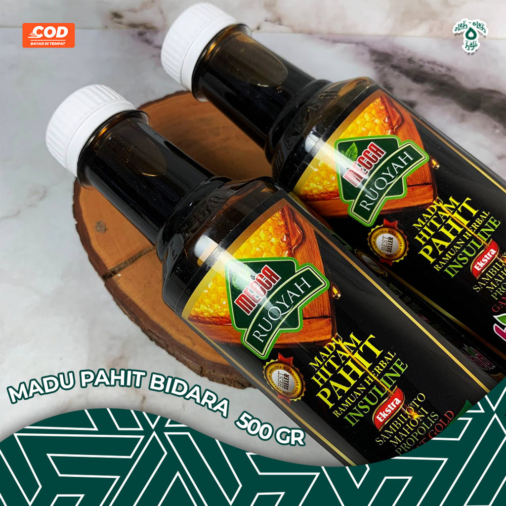 

Madu Hitam Pahit Insuline Propolis Bidara Habbatusauda 500Gr