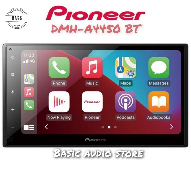 PIONEER DMH-A4450BT HEAD UNIT DOUBLE DIN APPLE ANDROID AUTO