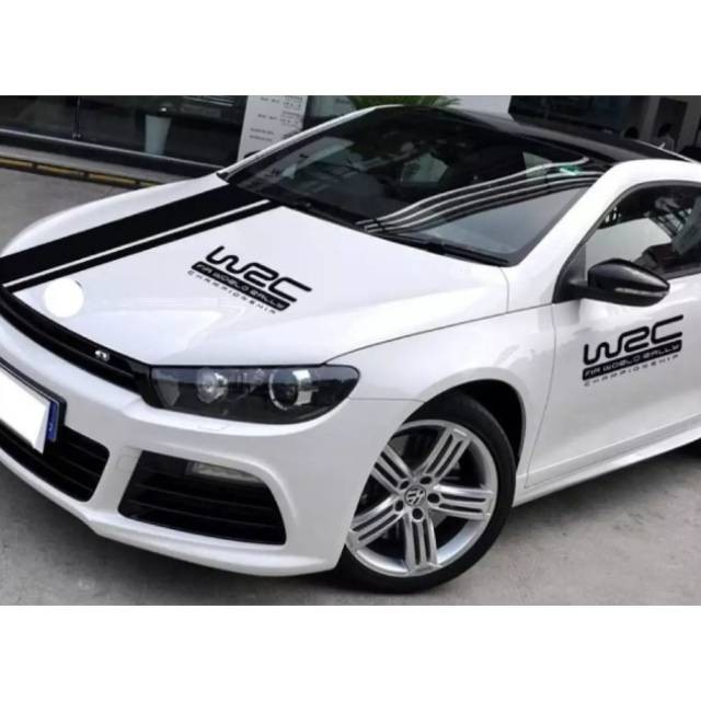 Stiker body mobil stiker kap depan belakang sticker cutting stiker lis minimalis simple