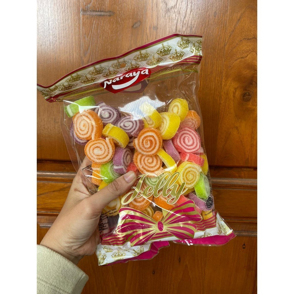 

Naraya Jelly Roll / Permen Jelly/ Jelly gulung 400g I IKTIMAL SHOP ORI