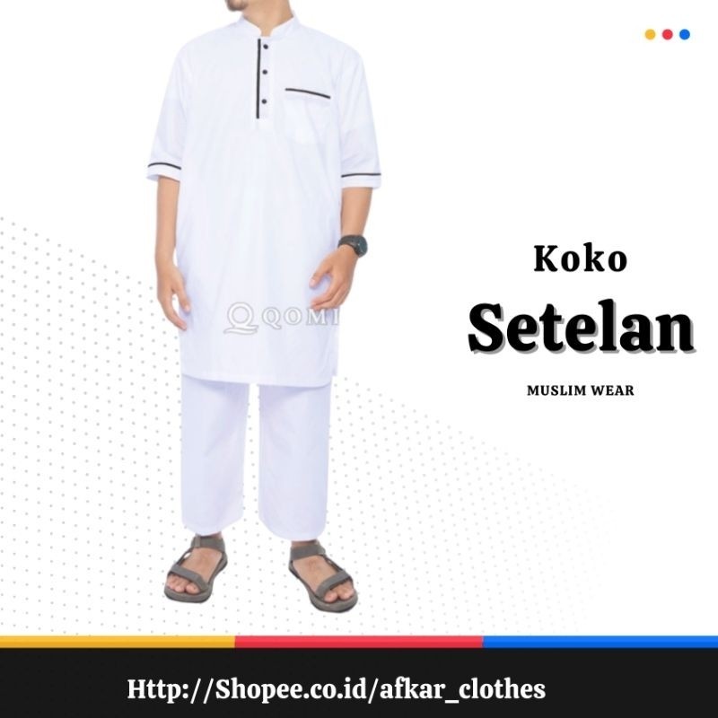 Baju Koko Kurta Pakistan Setelan Pria Gamis Setelan Pria Dewasa Basic