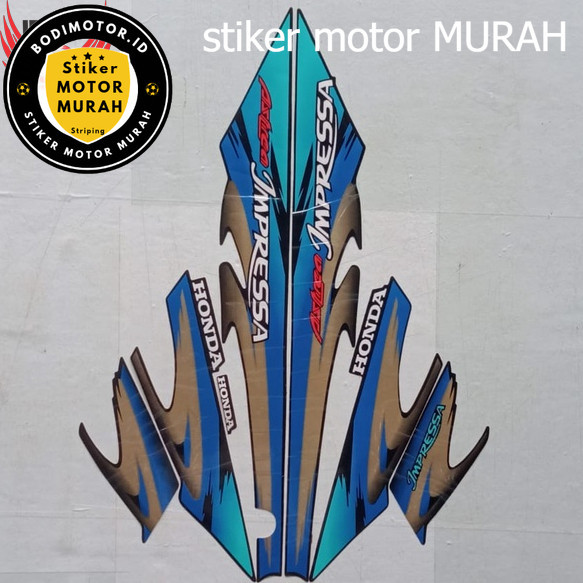 Stiker Striping Honda Astrea Impressa 2001 - List Stiker Standar Astrea Impressa 2001 - Striping Sta