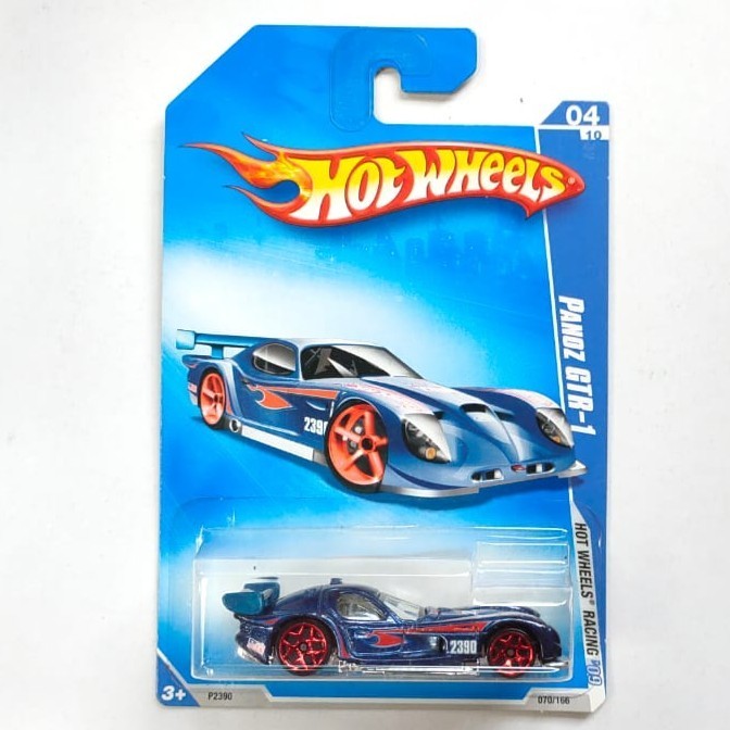 HW Hot Wheels Panoz GTR 1 biru tampo HW rare 2010 -DD24
