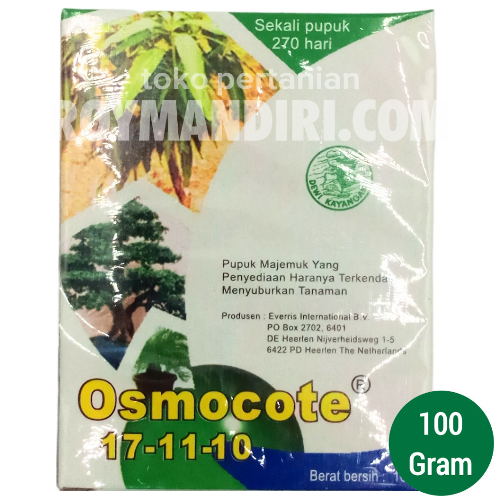 Pupuk Osmocote 17-11-10 @100 gram