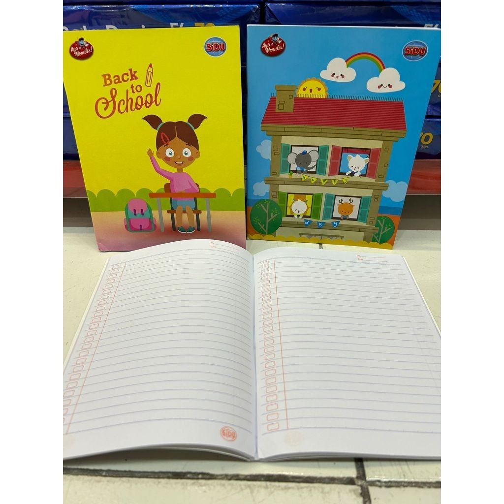 

(HASANS HOME)Sidu Sinar Dunia Buku Tulis 58 Lembar / Buku Tulis Sekolah / Buku Tulis Anak Anak / Sup. S Mas Sdu Eb 58