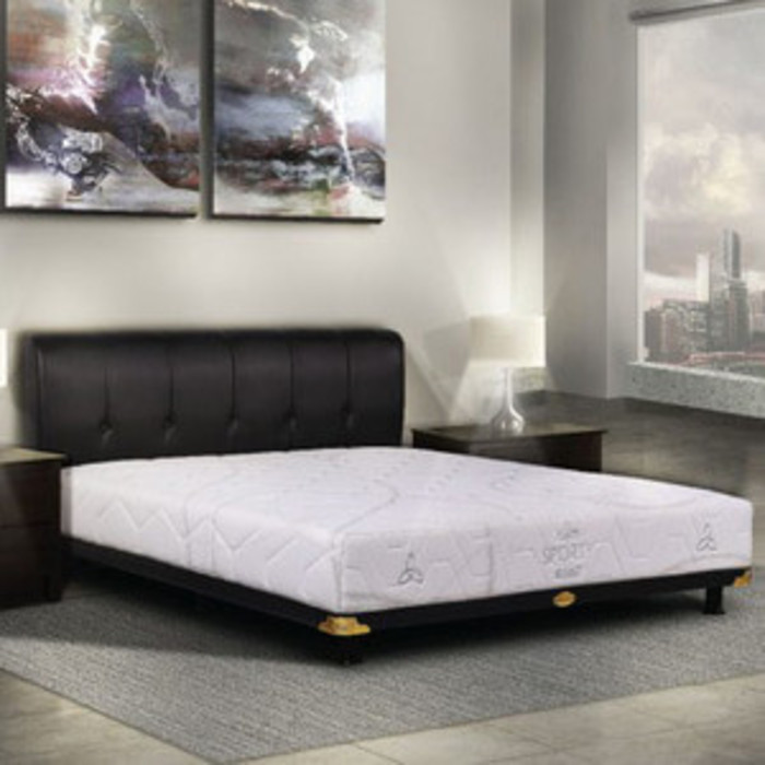 Promo Ramadhan Central Springbed Sporty X1 140 x 200 Full Set Garansi 10 Tahun