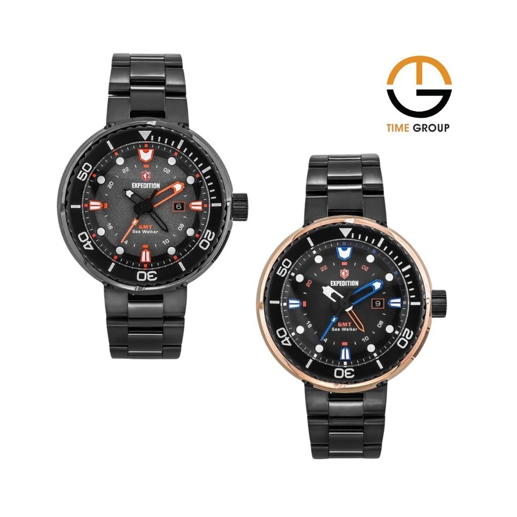 JAM TANGAN PRIA EXPEDITION E6727 E 6727 MDR STAINLESS STRAP ORIGINAL