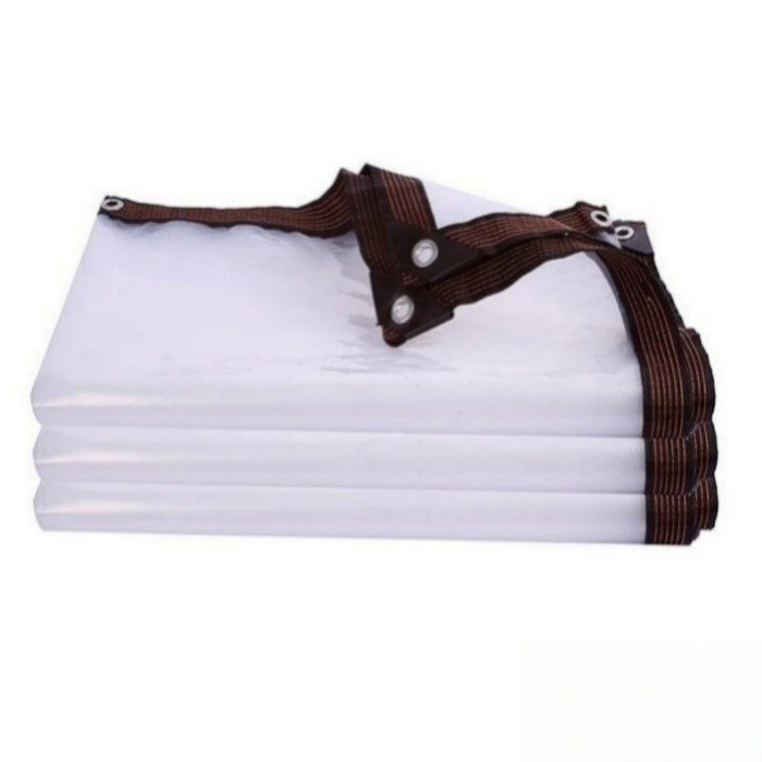 Kanopi tahan air film plastik kain kerai transparan tahan hujan - 23m