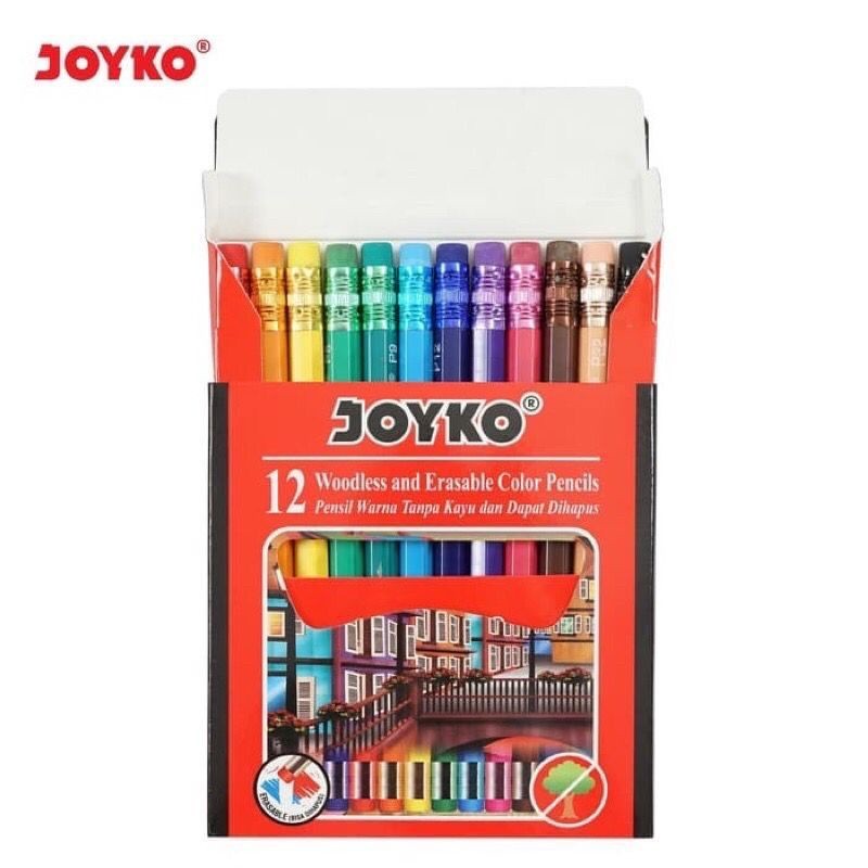 

Pensil Warna Pendek Joyko Bisa Dihapus CP-120