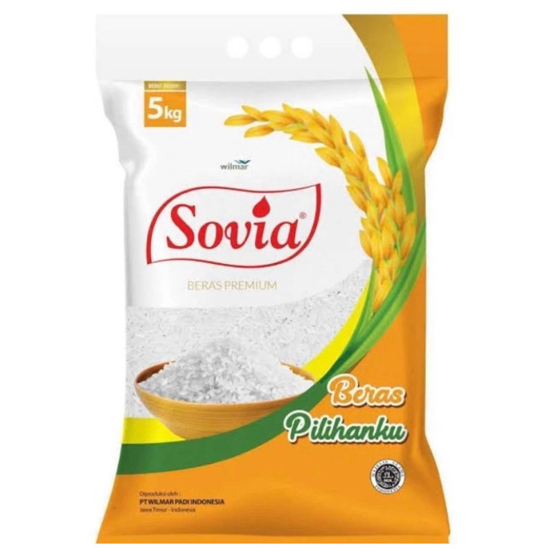 BERAS SOVIA 5KG Beras kemasan 5kg Beras Premium 5kg Beras murah 5kg beras kemasan murah beras pulen beras putih