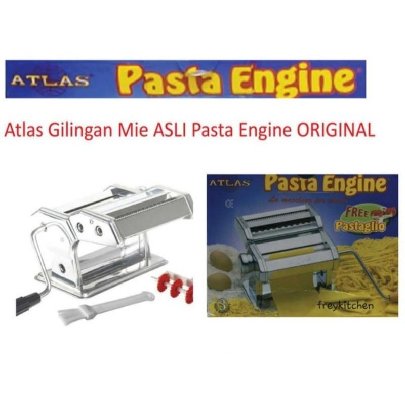 GILINGAN MIE ATLAS ASLI ITALY ORIGINAL BODY STAINLESS