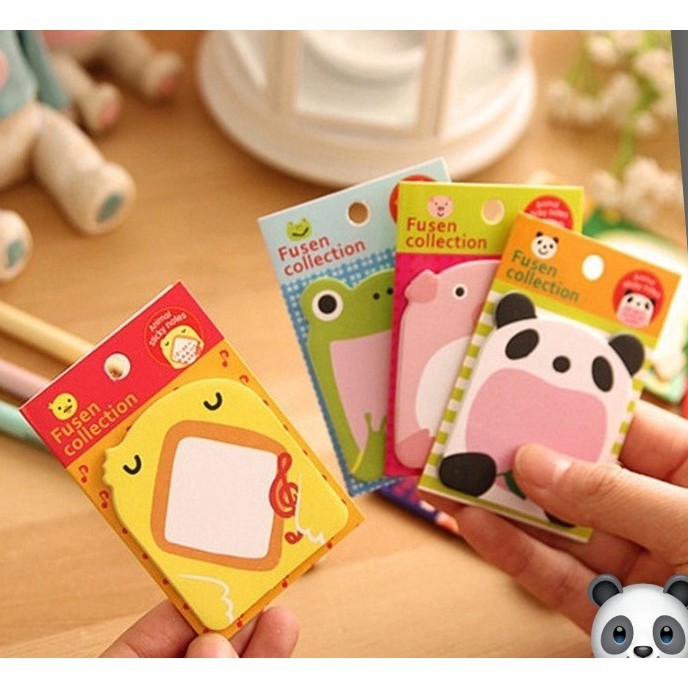 

Sticky Notes Karakter Animal Tempelan Kertas Catatan Memo Note