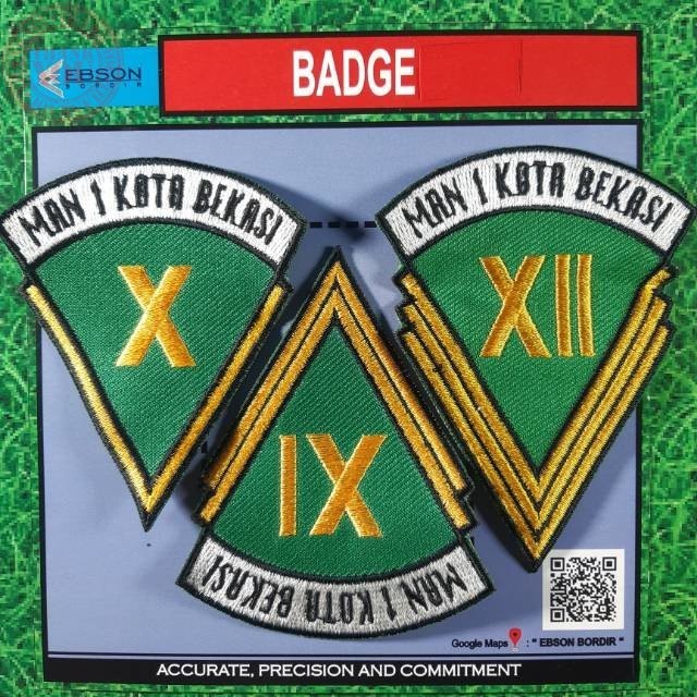 

Bordir atribut/bet/logo emblem dasar benang kelas siswa siswi sekolah grosir murah berkualitas Terbaru Nama dada Sekolah bordir bordir