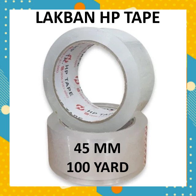 

Lakban HP TAPE 100 Yard 45 MM Isolasi Murah Ekonomis Bungkus Paket Olshop Harga Terbaik BG94MCAL