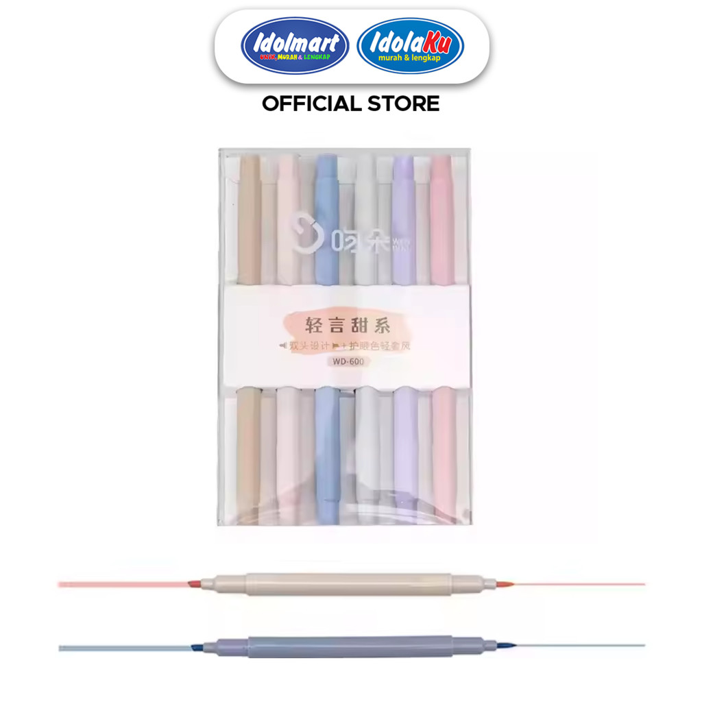 

IDOLAKU Stabilo WD-0610 B Highlighter 6 Warna