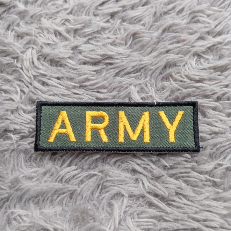 Bordir Patch Us Army,Patch Army, Air force, Logo Bordir US Army