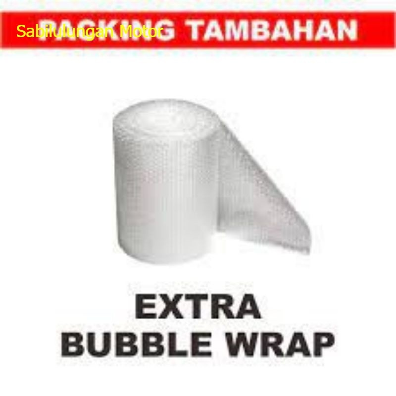 

tambahan extra bubble wrap untuk packing produk pecah belah Bisa COD