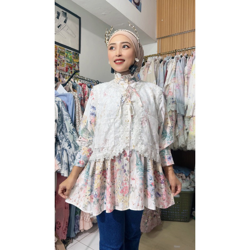 MN78KL Midi / Gamis / Dress / Set Rok Meijiwang Premium