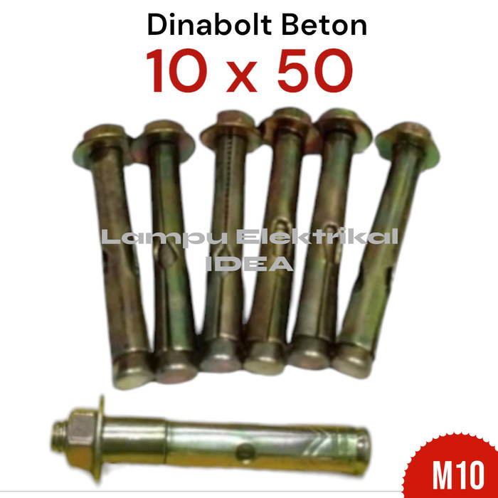 Dynabolt Dinabolt m10 panjang 5 cm Ekonomis