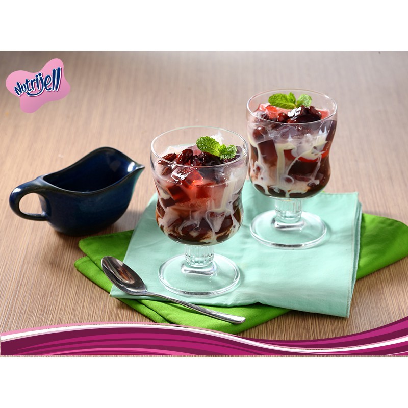 

Ay00! Kemasan Ekonomis 10gr Nutrijell Per Box Isi 12Pcs / 12 Sachet Jelly Powder Aneka Rasa Buah