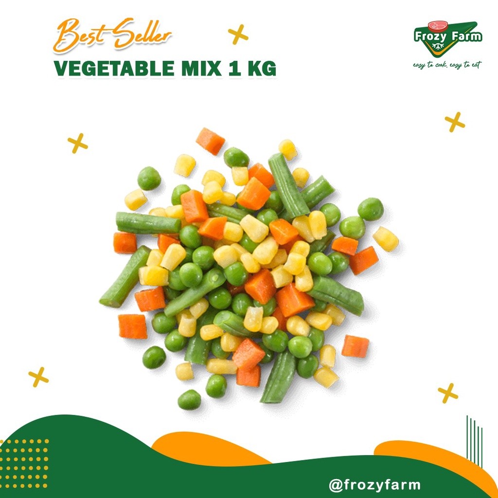 Frozen Mix Vegetable 4 way 1 kg