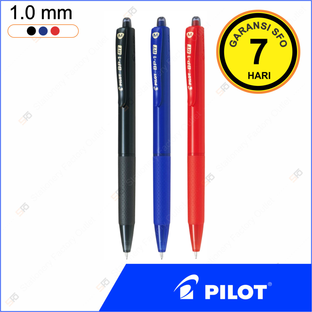 

Pen Pilot BP-1 RT Medium 1mm - Codeline Stationery