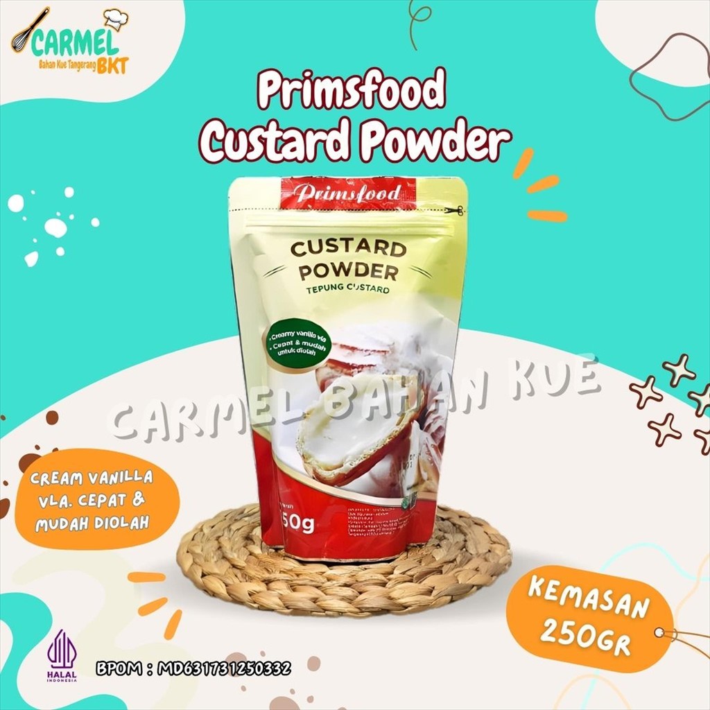 

Primsfood Custard Powder 250gr - Tepung Vla Instant