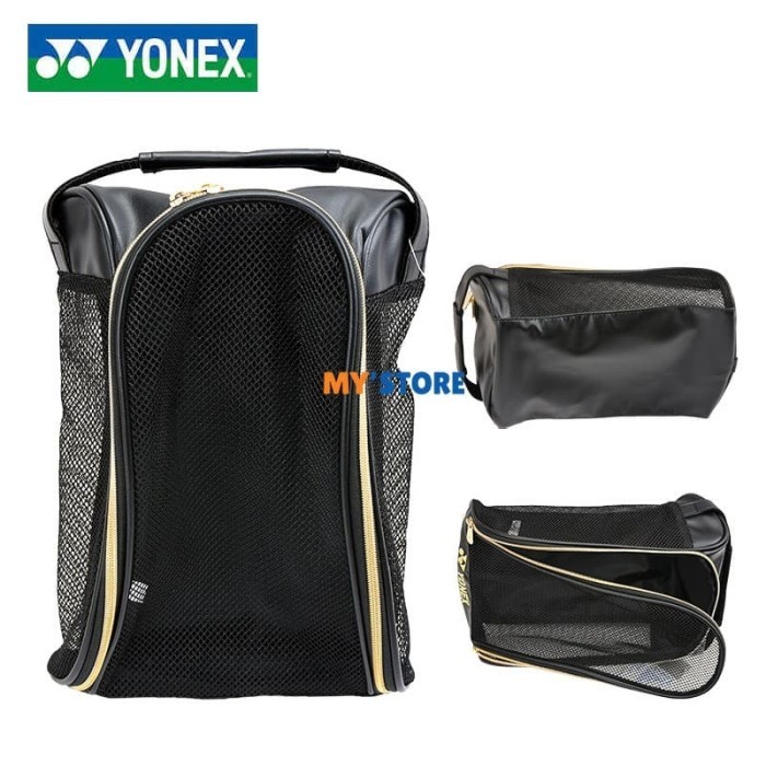 Tas Sepatu Yonex Shoes Bag 815CR Jaring Hitam Transparan miyokaid